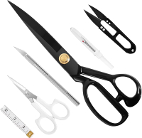 Professional Tailor Scissors 9 Inch - Fabric Scissors Heavy Duty Sharp Sewing Shears for Cutting Fab