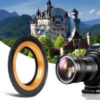 M42 Lens to EOS Electronic Chip 3 AF Confirm Copper Adapter Ring for Canon 5D 6D