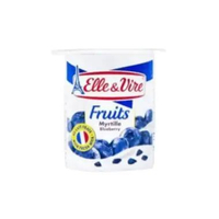 Elle & Vire Yoghurt Dessert Lacte Blueberry 125 gr