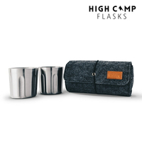 High Camp Flasks-1117 Tumbler 2入軟殼酒杯組 / Classic Stainless銀色