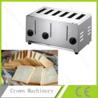 Automatic 6 slices stainless steel commercial toaster;bread toaster