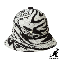 【KANGOL】LIQUIFY 鐘型帽(黑白色)