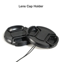 Lens Cap Holder 37/40.5/43/46/49/52/55/58/62/67 72/77/82mm Center Pinch Snap-on Cap Cover Lens Cap Protective Lens Protector