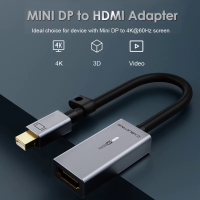 Atari Mini Displayport เป็น HDMI Adapter ซิงค์ข้อมูล4K 60HZ Mini Dp Converter สำหรับ  Lenovo Acer C315gikh