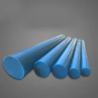 500mm length PU nylon rods sticks Polyurethane rod stick 20mm-100mm Outside Diameter BLUE High Quality