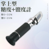 【廚房職人】185-PSMA28 糖度計 鹽度計 光學比重計 測糖計 糖度鹽度計 鹽分計(二合一糖度鹽度計 鹹度計)