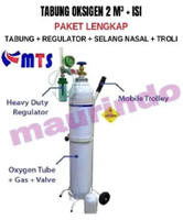 Tabung Oksigen 2M3 Lengkap Komplit Siap Pakai Tabung 2 m3 Isi Full
