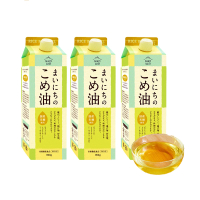 日本三和Sanwa 日本玄米胚芽油1000ml 3入組(玄米油/炒菜油/日本油/食用油)