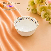 Piring Mangkok Keramik Estetik Premium Belle Bloom Gold Rim | Hoomey Petite Maison - Mangkok Piring 