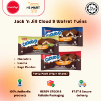 Jack 'n Jill Cloud 9 Wafret Twins (14g x 10 pcs) - Chocolate / Vanilla / Kaya Pandan