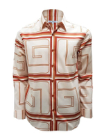 เสื้อเชิ้ตผู้ชาย คอปก แขนยาว BAB5201S3BE - สีเบจ