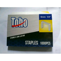 Isi Refill Staples Gun Gun Tacker Hekter Tembak TOHO 6 mm 1/4”
