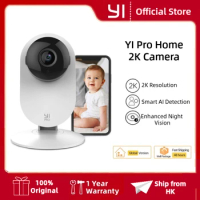 YI Pro 2K Home Security Camera IP Smart 2-Way Audio Wifi Cam with AI Detection Surveillance Protection Video Record