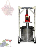 12/22/36L Home Manual Hydraulic Fruit Squeezer Grape Blueberry Mulberry Presser Stainless Steel Juice Machine