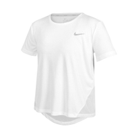 NIKE 女短袖T恤(Dri-FIT 慢跑 路跑 運動 上衣 反光「AJ8122-100」≡排汗專家≡