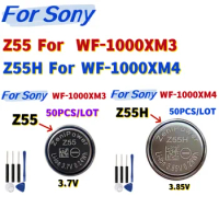 50pcs/lot Z55H For WF-1000XM4 , Z55 New Battery For Sony WF-1000XM3 WF-SP900/SP700N /1000X WI-SP600N TWS Earphone