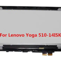 14 inch LCD Touch Screen Display Assembly with Frame 1920*1080 For Lenovo Yoga 510-14 Yoga 510 14 Yoga 510-14 Yoga 510-14ISK