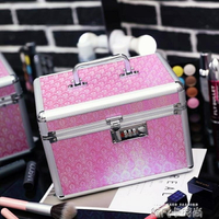 韓國專業鋁合金化妝包手提多層大容量化妝箱美甲工具護膚品收納包