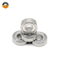 Miniatur Bearing Keluli Tahan Karat, 5pcs, S627ZZ, Saiz 7x22x7mm, Jenis Bola, 627Z, 7X22X7mm, S627 Z