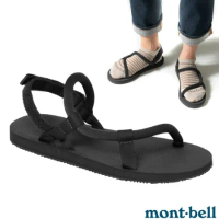 【MONT-BELL】 Lock-On Sandals 自動調校織帶涼鞋.拖鞋/防滑鞋床/1129714 BK 黑