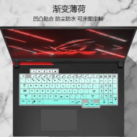 Silicone Laptop Keyboard Cover skin For ASUS ROG Strix SCAR 17 2023 G733 PZ G733P G733PY G733Q G733QM G733Z G733ZW G733ZM G733C
