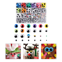 Plastic Safety Crochet Eyes Bulk with 100PCS Washers for Crochet