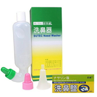 【組合價商品】舒得適洗鼻器+民健洗鼻鹽 2.7g/30入【合康連鎖藥局】