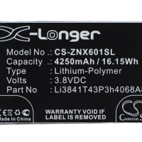 CS 4250mAh / 16.15Wh battery for ZTE Nubia X6, NX601J Li3841T43P3h4068A8