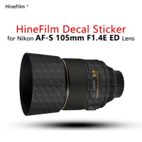 for Nikon AF-S 105F1.4ED Lens Cover Sticker 105-f1.4 Decal Skin Nikkor AF-S 105mm f/1.4E ED Protector Coat Wrap Sticker Film