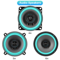 4/5/6 Inch Car Speakers HiFi Music Coaxial Subwoofer 12V 100W/160W Car Audio Horn 92dB Full Range Frequency Car Stereo Speaker