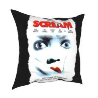 Scream Horror Movie Poster Art Pillows Case Bedroom Home Decoration Billy Loomis Scream Scream Movie Scream Horror Horror Movie