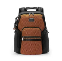 TUMI Alpha Bravo Navigation Backpack Bag - Tas Ransel Pria - Red/Lime