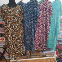 Daster habel daster rayon merk habel all size ld 120cm panjang selutut