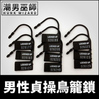 BDSM 男性貞操鳥籠鎖 塑膠鎖 塑料鎖 | 單獨編號 拋棄式鎖頭 零件 裝置 自慰管理 CB6000