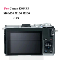 Anti-riot Camera Tempered Glass LCD Screen Protector for Canon EOS RP M6 M50 M100 M200 G5X G7X
