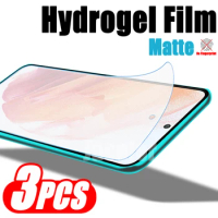 3PCS Full Cover Matte Hydrogel Film For Samsung Galaxy S21 Plus Ultra FE 5G Sansumg Galaxi S 21Ultra 21Plus 5 G Screen Protector