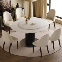 Unusual European Minimalist Dining Table Extendable Folding Storage Serving Tables Waterproof Classic Mesas De Comedor Furniture