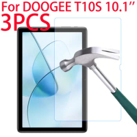 3 Pieces HD Scratch Proof Tempered Glass Screen Protector For DOOGEE T10S T10 S 10.1 inch Tablet Protective Film