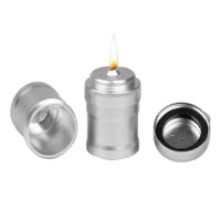 Rustic Oil Lamp Mini Oil Wick Lamp Rustic Table Lamp Small Aluminum Alloy Lamp With Wick For Laboratory Home Lighting Camping