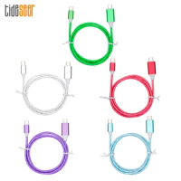 1M Streamer Usb Type C To Type C PD Cable Fast Charging For Samsung Note 20 Ultra Xiaomi Macbook Type-C to 8Pin Wire for iPhone