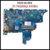 High quality 918110-001 for HP Probook 650 G4 Laptop Motherboard 6050A2868801 Mainboard I7-7820H DDR4 100% Tested