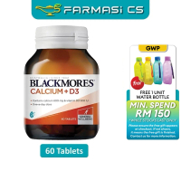 PROMO Blackmores Calcium+D3 60 Tablets EXP:09/2028 [ Calcium 600mg VItamin D3 500IU ]