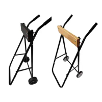 Outboard Boat Motor Stand Carrier Cart Durability Portable with 2 Wheels Engine