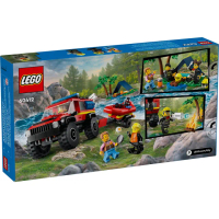 【LEGO 樂高】LT60412 城市系列 - 四輪驅動消防車和救援艇