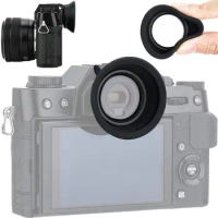 Soft Silicone Camera Eyecup Eyepiece Viewfinder Via Hot Shoe Eye Cup For Fuji X-T30 II X-T20 X-T10 Fuji XT20 XT10 XT30 Eyeshade