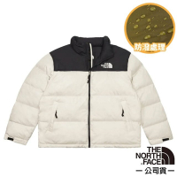 【The North Face】最強保暖 ICON_經典配色透氣鵝絨外套(700FP)羽絨衣夾克_3C8D-QLI 白黑