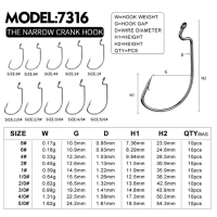 Aquasite Kail Pancing Worm Hook Untuk Soft Lure l Kail Kuat dan Tajam l Cocok untuk Sungai, Laut & D