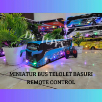 MAINAN ANAK MINIATUR BUS JB5 TELOLET BASURI REMOT CONTROL