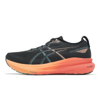 Asics 慢跑鞋 GEL-Kayano 31 2E 男鞋 寬楦 黑 橘紅 支撐 厚底 運動鞋 亞瑟士 1011B869004