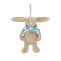英版 Jellycat 淺啡色賓尼兔 小兔子掛飾 療癒家居裝飾 [平行進口]